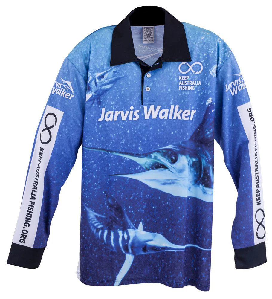 Jarvis Walker Tournament Long Sleeve Adult Fishing Shirt - Image 4