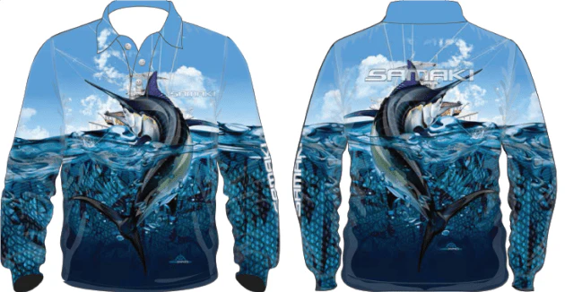 Samaki Black Marlin Shirt - Kids - Image 8